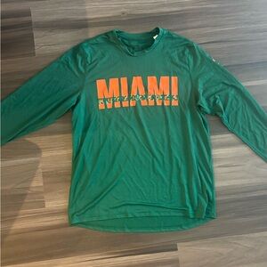 Green Miami Long Sleeve Shirt
